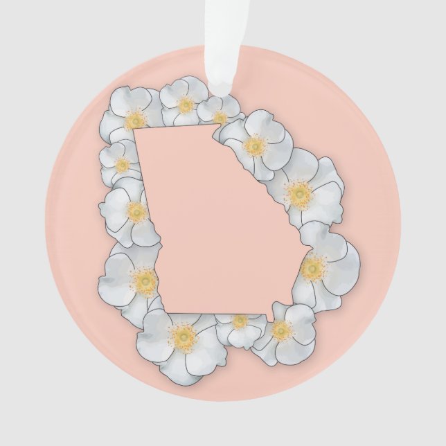 Georgien Staat Blume Ornament (Vorderseite)