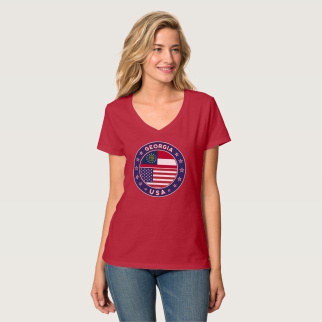 Georgien T-Shirt (Vorderseite Vollansicht)