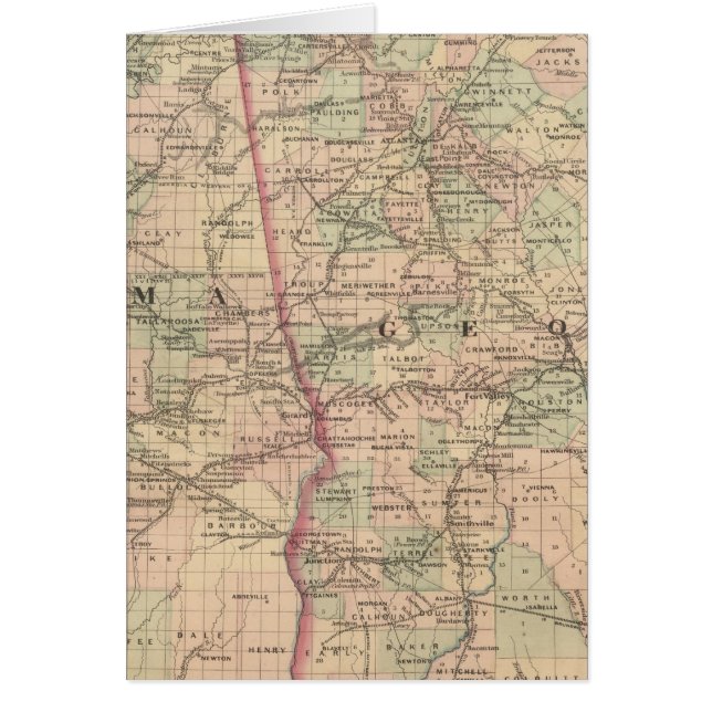 Georgien und Alabama (Vorne)