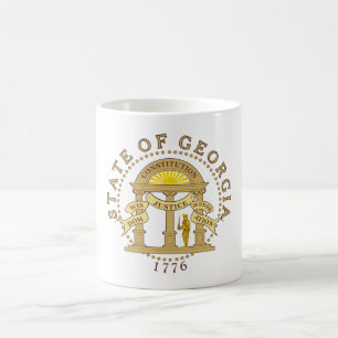 Georgien unterzeichnet kaffeetasse