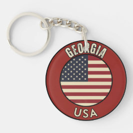 Georgien Vereinigte Staaten von Amerika Schlüsselanhänger