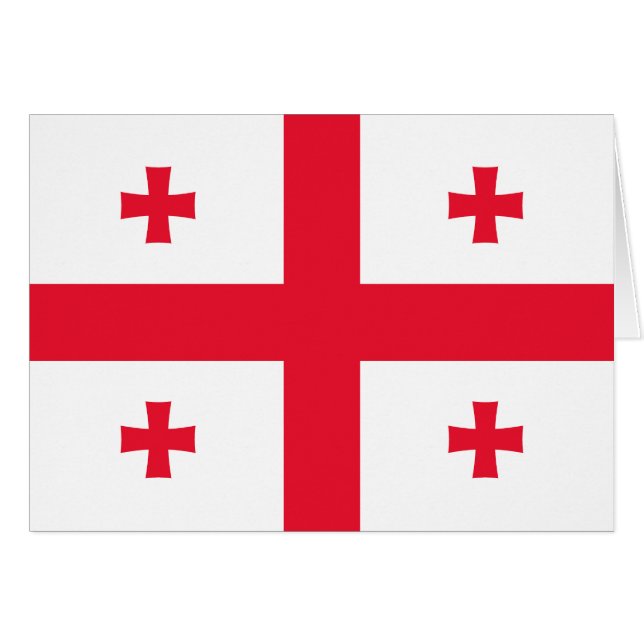 Georgienflagge (Vorderseite (Horizontal))