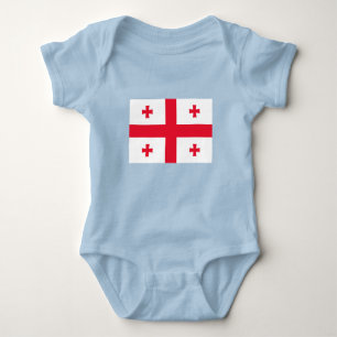 Georgienflagge Baby Strampler