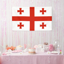 Georgienflagge Banner
