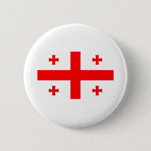 Georgienflagge Button
