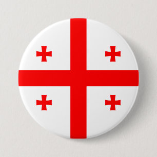 Georgienflagge Button