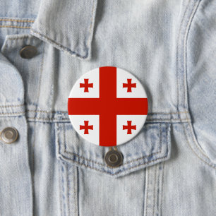 Georgienflagge Button