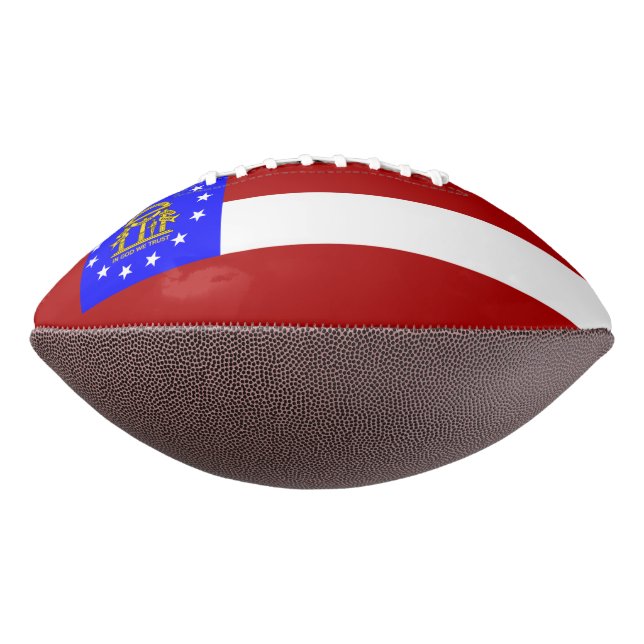 Georgienflagge Football (Gedreht 270)