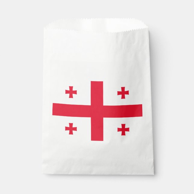 Georgienflagge Geschenktütchen (Vorderseite)