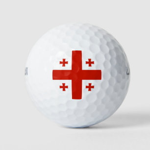Georgienflagge Golfball