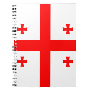 Georgienflagge Notizblock