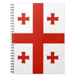 Georgienflagge Notizblock