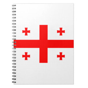 Georgienflagge Notizblock
