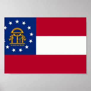 Georgienflagge Poster