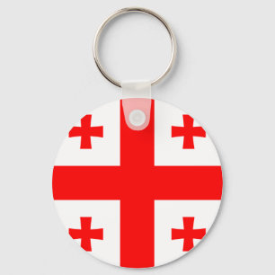 Georgienflagge Schlüsselanhänger