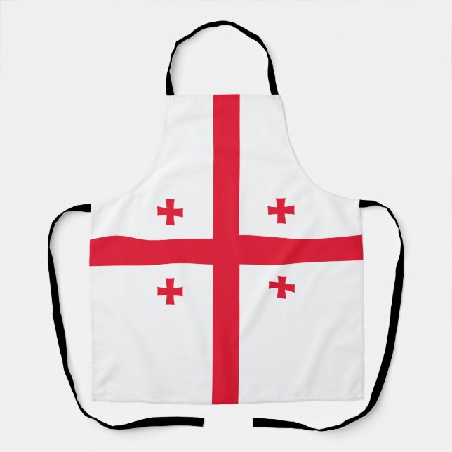 Georgienflagge Schürze (Vorderseite)
