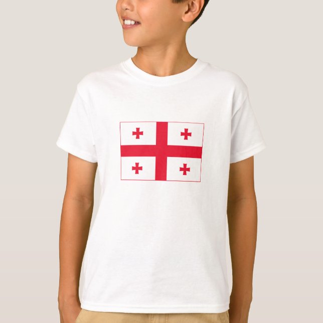 Georgienflagge T-Shirt (Vorderseite)