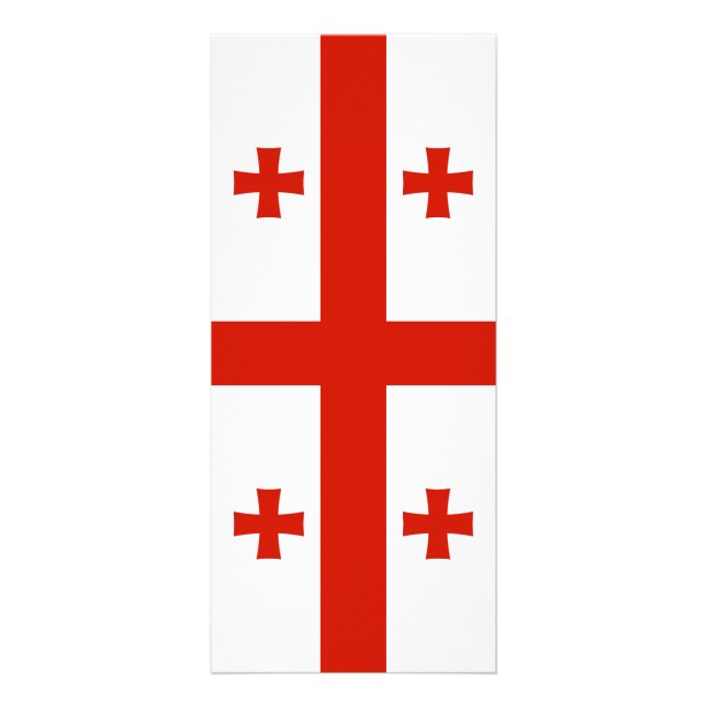 Georgienflagge Werbekarte (Vorne)