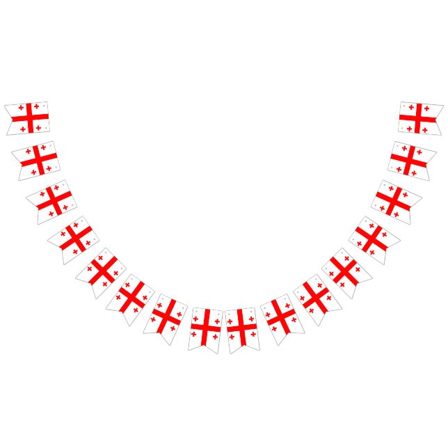 Georgienflagge Wimpelkette (Alle)