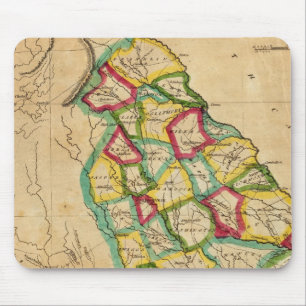 Georgienkarte Mousepad