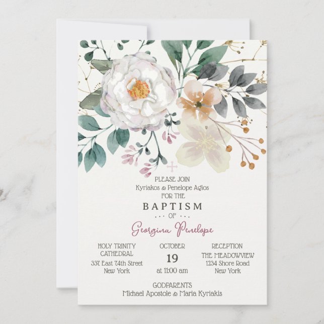 Georgina Einladung (Vorderseite)