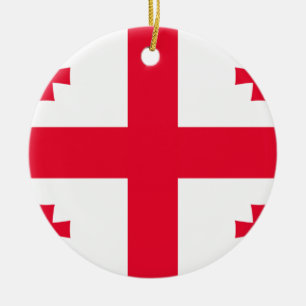 georgische Flagge Keramikornament