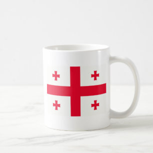 Georgische Flagge Tasse