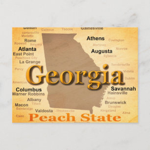 Georgische Staatsstolz Karte Silhouette