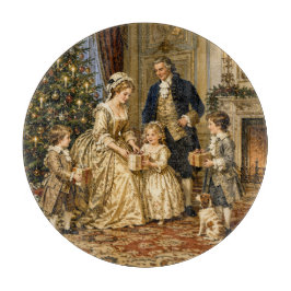 Georgische Weihnachtsfamilienfeier Schneidebrett