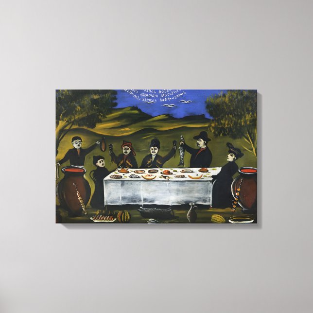 Georgischer Maler Niko Pirosmani Leinwanddruck (Vorderseite)