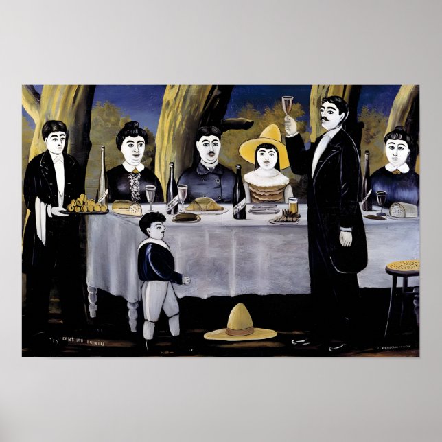 Georgischer Maler Niko Pirosmani Poster (Vorne)