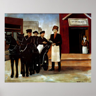 Georgischer Maler Niko Pirosmani Poster