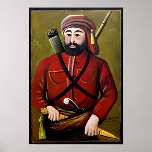Georgischer Maler Niko Pirosmani Poster (Vorne)