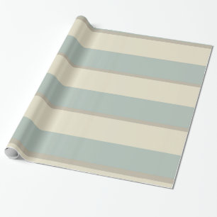 Georgischer Stripe Eau de Nil Geschenkpapier
