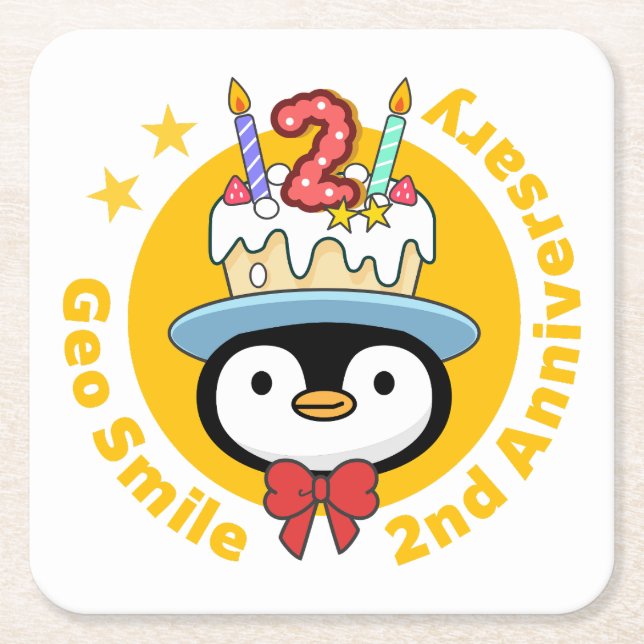 GeoSmile Paper Untersetzer (Vorderseite)