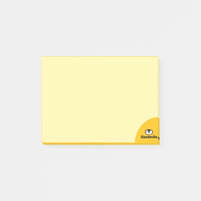 GeoSmile Post-it Klebezettel (Vorderseite)