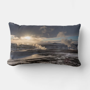 Geothermale Winterlandschaft Lendenkissen