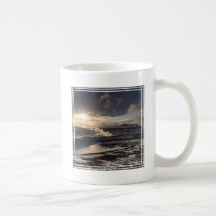 Geothermische Winterlandschaft Kaffeetasse