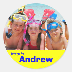 Gepäck-Aufkleber Runder Aufkleber