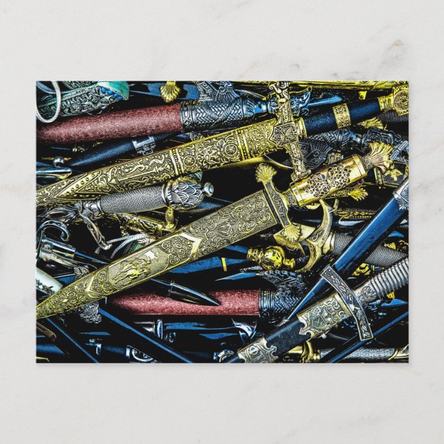 Gepäck, Dirks und Sabers Postkarte (Vorderseite)