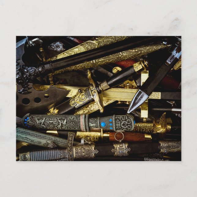 Gepäck, Dirks und Sabers Postkarte (Vorderseite)