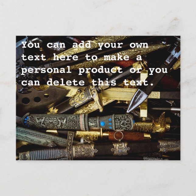 Gepäck, Dirks und Sabers Postkarte (Vorderseite)