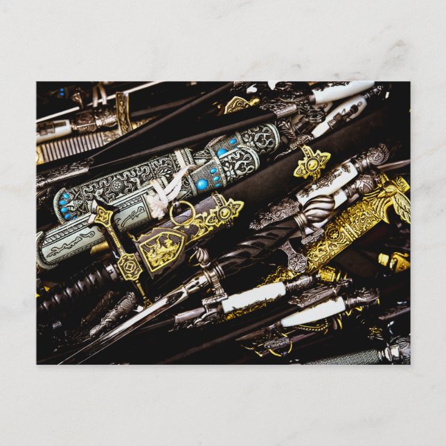 Gepäck, Dirks und Sabers Postkarte (Vorderseite)