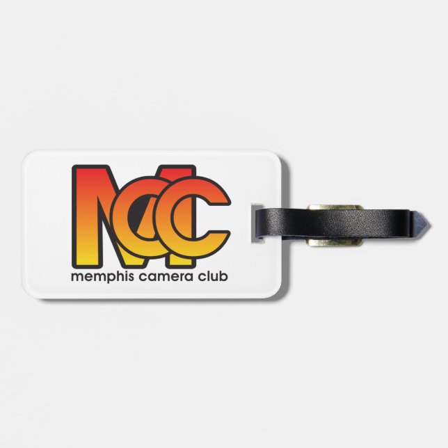 Gepäck-moderner Logo-Umbau mit Lederband Gepäckanhänger (Rückseite horizontal)