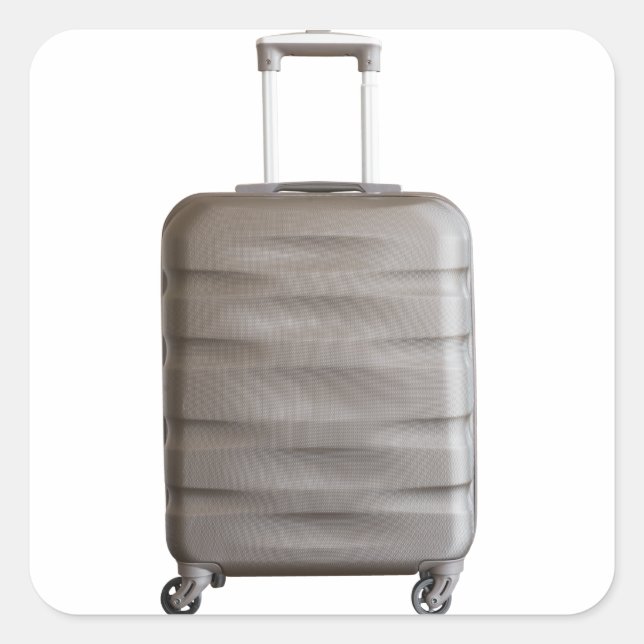 Gepäck Quadratischer Aufkleber (Vorderseite)