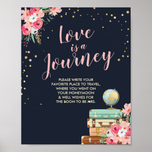 Gepäckabfall Abreise Unterkunft Dusche Miss an Fra Poster