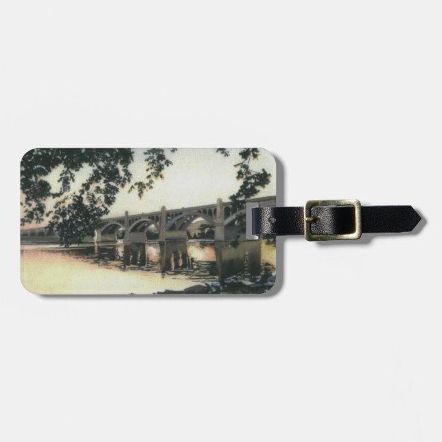 Gepäckanhänger (Vorderseite horizontal)