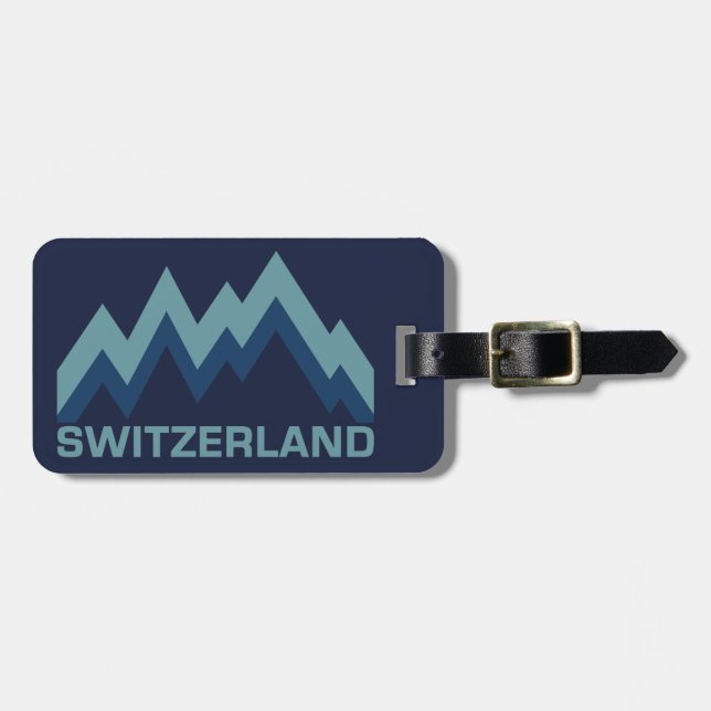 Gepäckanhänger der SCHWEIZ (Vorderseite horizontal)