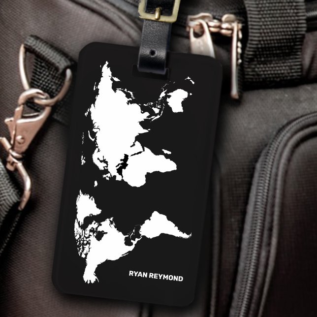 Gepäckanhänger der Weltkarte Elegantes Reisen (Von Creator hochgeladen)