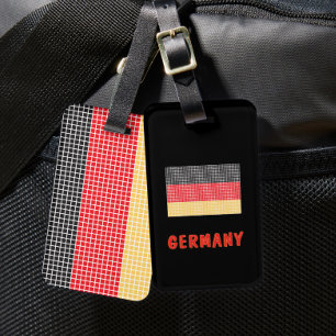 Gepäckanhänger Flagge Deutschlands